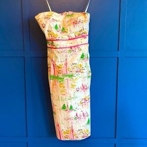 J Crew Strapless Summer Dress